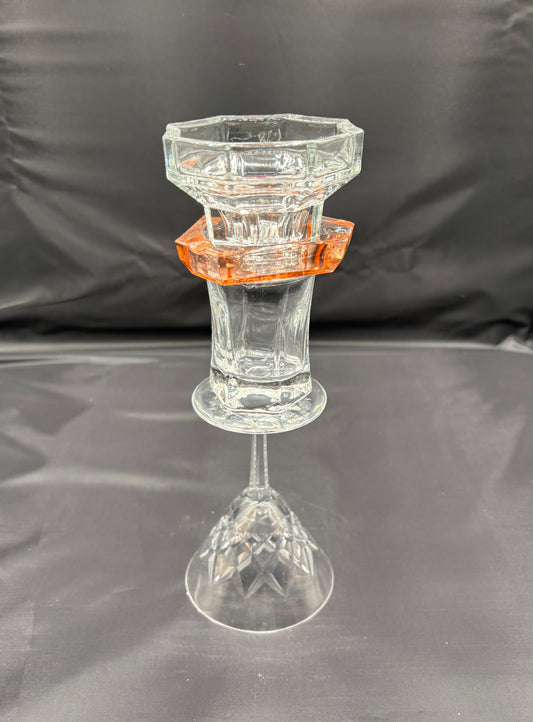 Kertastjaki með bleiku I