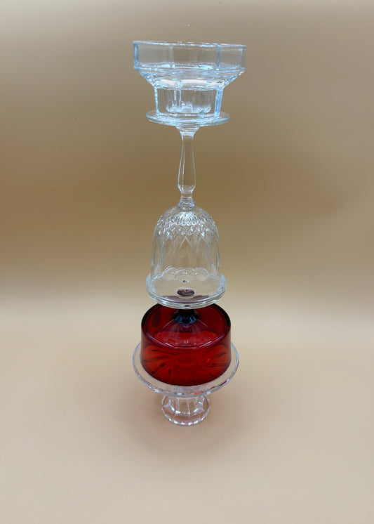 Kertastjakimeð rauðu I